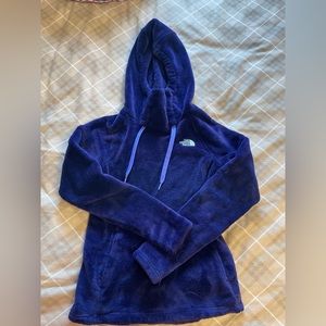 North face fleece hoodie